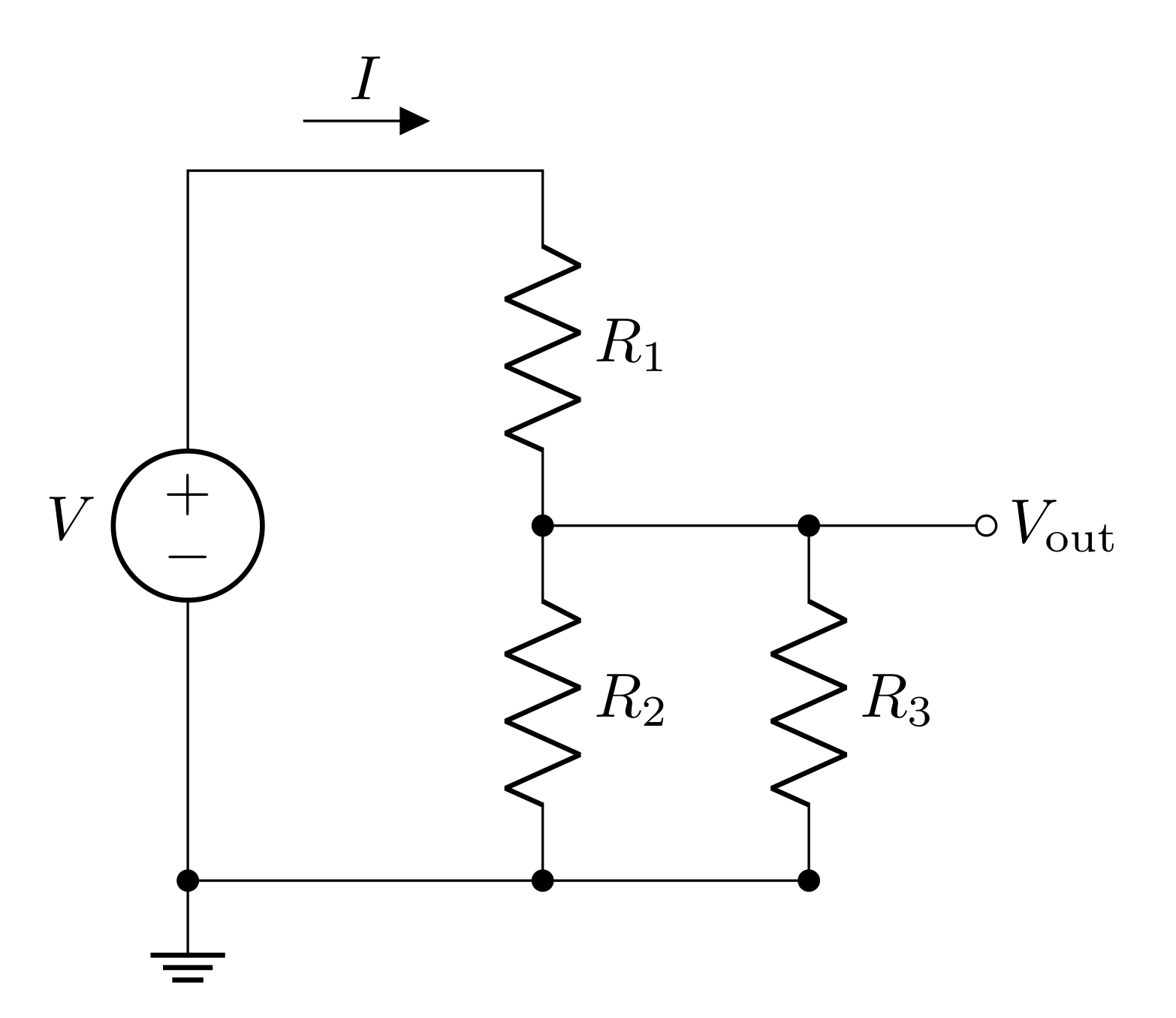 Voltage divider with a parallel impedance