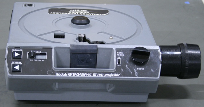 Kodak 35 mm slide projector.